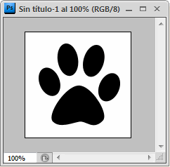 Forma desde la que crearemos una punta de pincel