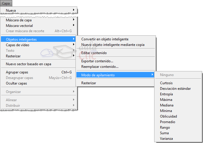 Modos de apilamiento