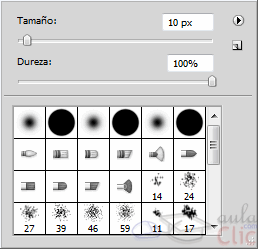 Ventana de Configuraci&oacute;n de Pincel