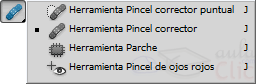Grupo de herramientas de Corrección