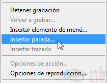 Insertar parada