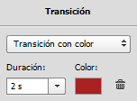 transición de color