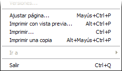 Opciones de Impresi&oacute;n en Archivo