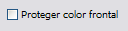 Opci&oacute;n Proteger color frontal