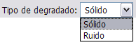 Tipo de degradado