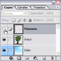 Icono de visibilidad de capas