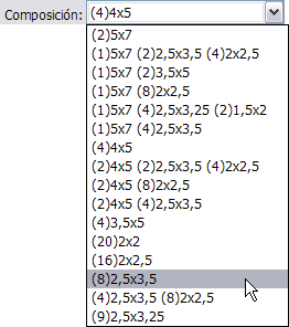 Composición en Conjunto de imágenes