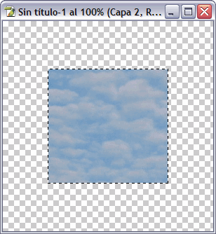 Seccionando área de imagen para crear un motivo