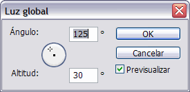 Cuadro de di&aacute;logo de Luz global
