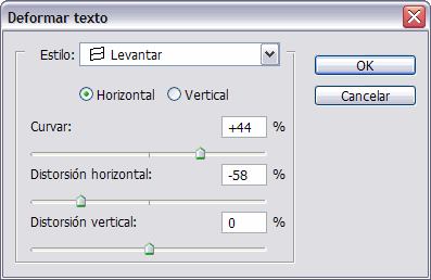 Deformando el texto