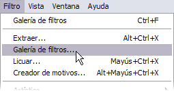 Galer&iacute;a de filtros en Filtro
