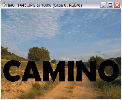 Ejemplo de m&aacute;scara de recorte: posici&oacute;n inicial