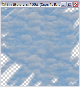 Resultado final pintando con nuestro motivo