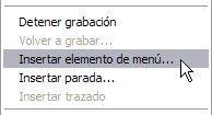 Insertar elemento de men&uacute;
