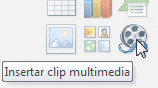 Insertar clip multimedia