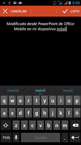office mobile copiar