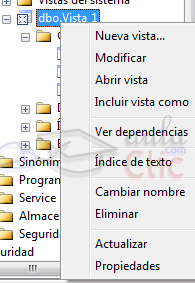 SSMS - Opciones vista (Contextual)