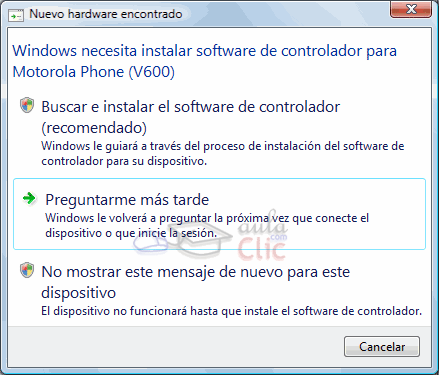 Nuevo hardware encontrado