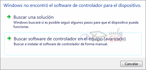 Instalar driver - Si no tenemos CD