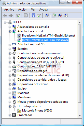 Administrador de dispositivos
