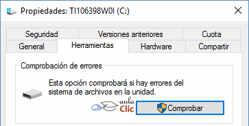 Propiedades del disco