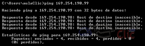L&iacute;nea de comandos - Ipconfig