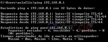 L&iacute;nea de comandos - Ipconfig