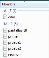 resultados agrupados