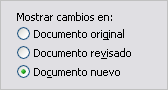 Opciones de Combinar