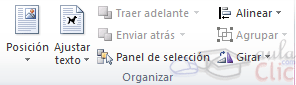 Sección Organizar