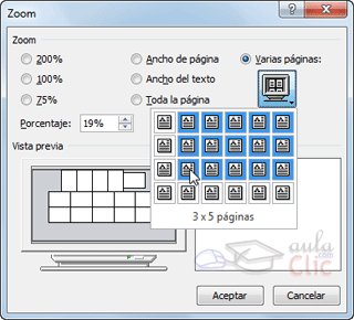Zoom Varias p&aacute;ginas