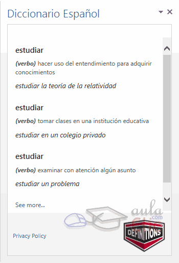 definici&oacute;n