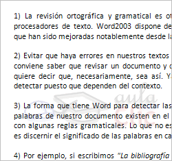 P�rrafos numerados