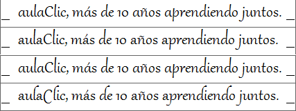 Conjuntos estil&iacute;sticos - Ejemplo