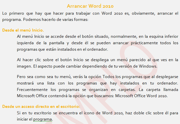 Unidad 1 con sangr&iacute;a y alineaci&oacute;n