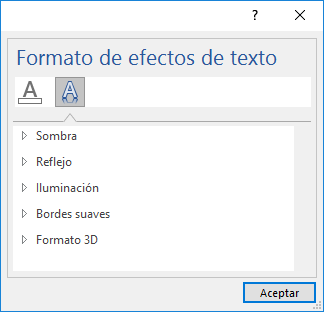 efectos de texto