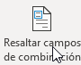 Resaltar campos de combinaci&oacute;n