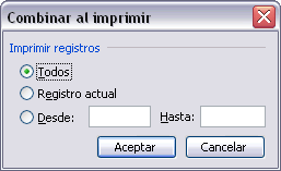 Combinar al imprimir
