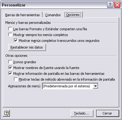 Dialogo personalizar