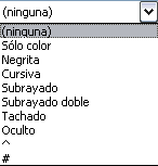 Opciones eliminaciones