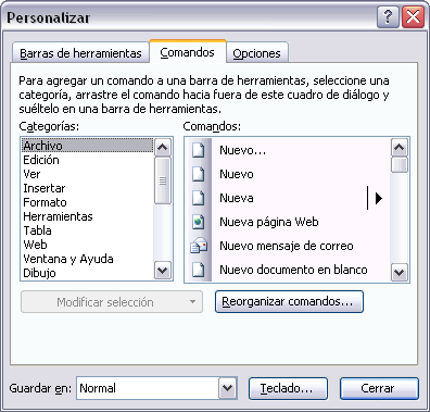 Personalizar